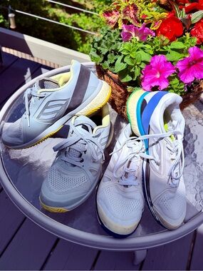Adidas By Stella McCartney Barricade Tennis Pickleball Sneakers Shoes White 8.5